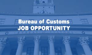 Bureau of Customs is hiring 200 positions nationwide.